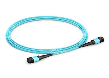 China 12 24 cabos do modo Om3 Om4 Ofnp do cabo de remendo 10gbs da fibra MPO MTP multi fornecedor